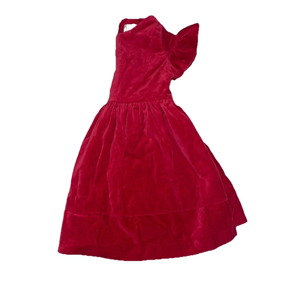 Gymboree Toddler Baby Size 2‎ Red Velvet Party Dress New Without Tags